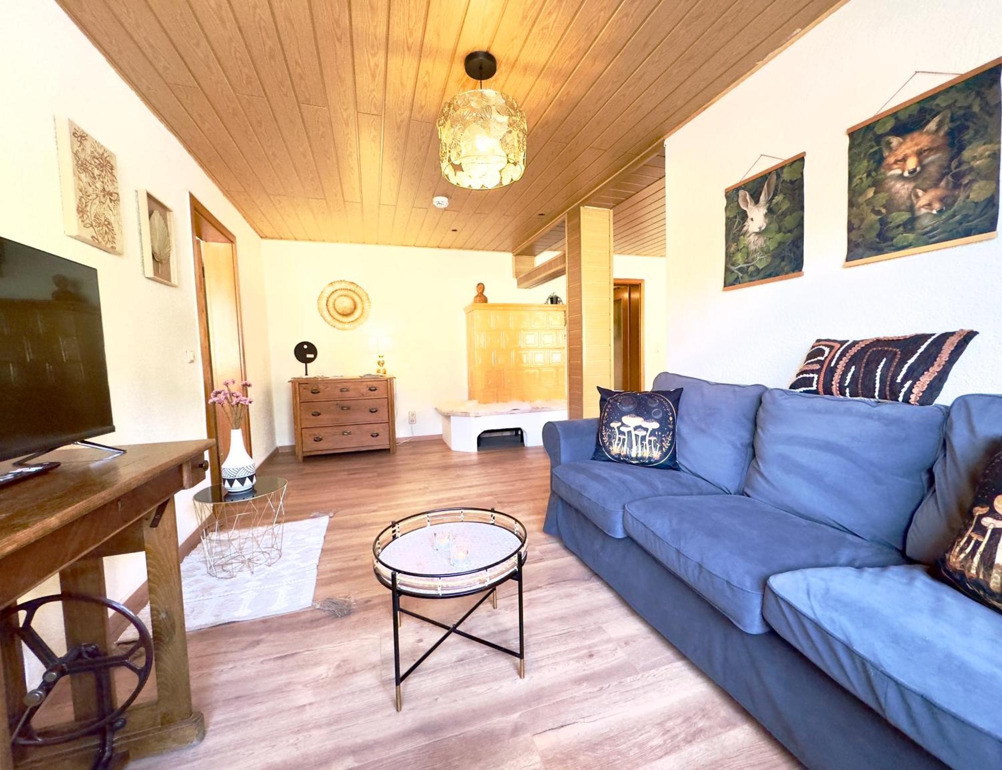 Ferienwohnung Nahe Schloss Kuckuckstein,Infrarotsauna, Hunde Liebstadt Luaran gambar